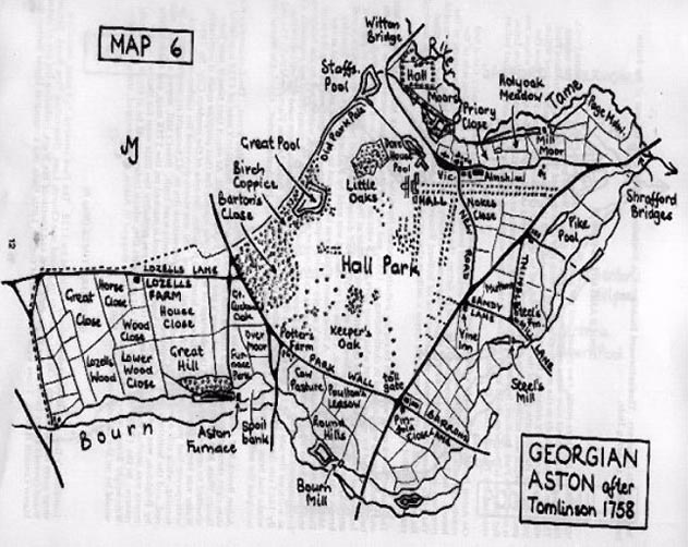 an early aston map after 1758