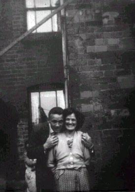 Roly Morris Ex Villa Player, and his mother Margaret Morris, 25 clarendon Street circa 1958