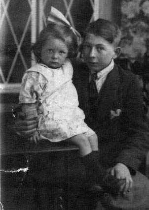 John William Genge 15 with his younger sister
